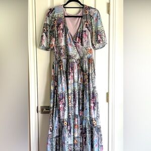 Blackmilk Mucha maxi dress limited edition L